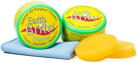 Earth Brite All Natural Multi-Purpose Cleaner 300g 2-Pack with Diamond Towel