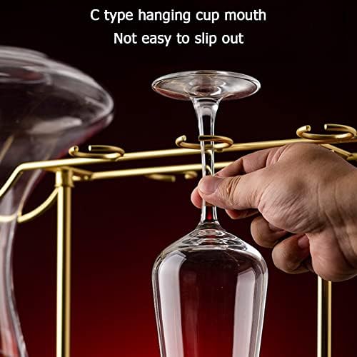 NWB Freestanding Wine Glass Holder with Decanter