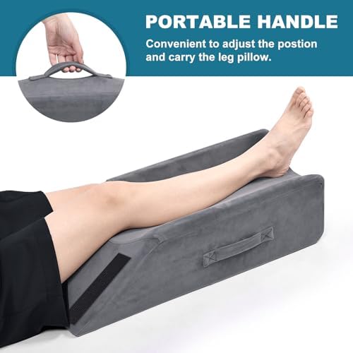 TANYOO Velvet Leg Pillow for Knee Ankle Surgery Recovery