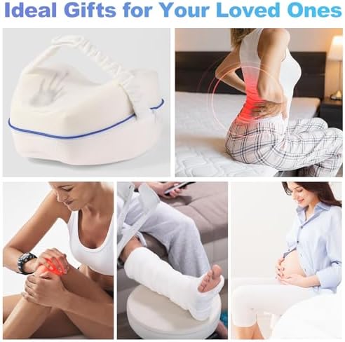 Gaozen Ergonomic Knee Support Pillow for Sleep and Back Pain Relief