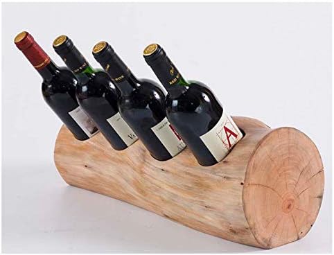 BOCbco 4-Bottle Wood Freestanding Wine Rack