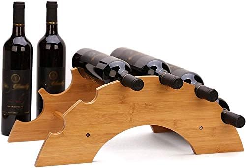 BOCbco Hoyx Wine Rack - Bamboo Storage for 6 Bottles