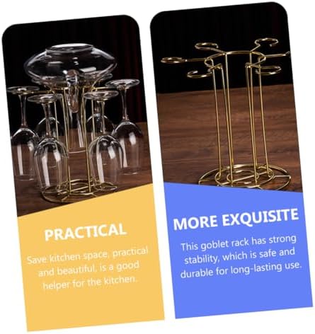 OHPHCALL Stemware Glass Holder Rack for Kitchen and Bar