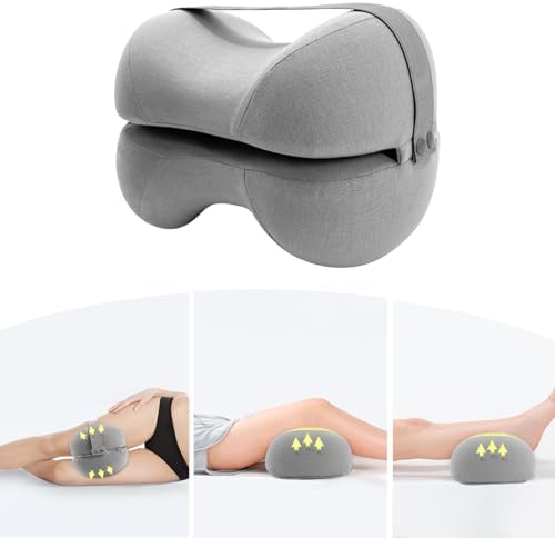 UTJZIB Knee Pillow for Sciatica Relief - Memory Foam Leg Support