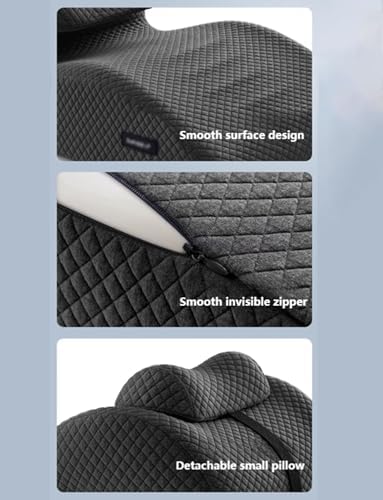 Slow Rebound Memory Foam Reading Pillow with Cervical Support