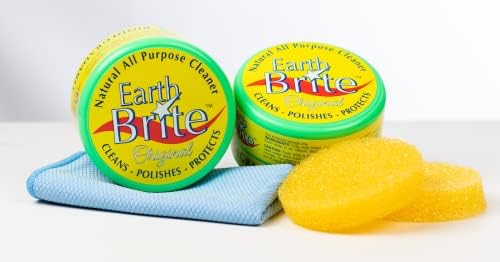 Earth Brite All Natural Multi-Purpose Cleaner 300g 2-Pack with Diamond Towel
