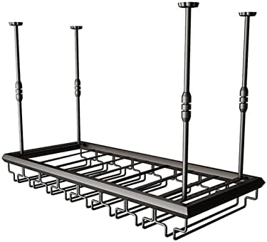 LUCEAE Adjustable 2-Layer Wine Rack for Home Kitchen and Bar