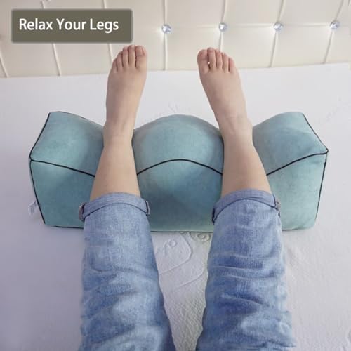 TESICA Ergonomic Leg Elevation Pillow for Bed and Sofa
