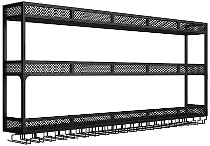 SilteD Wall-Mounted Wine Rack with Floating Shelves