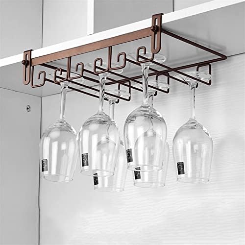 Adjustable Metal Wine Glass Rack for Cabinet and Kitchen