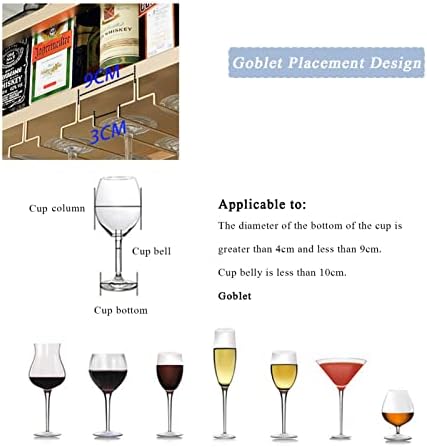 Ceiling Hanging Wine Rack with Adjustable Holder