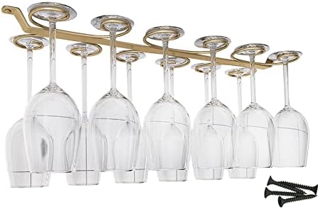 WORDFUN 16 Hook Metal Wine Glass Holder