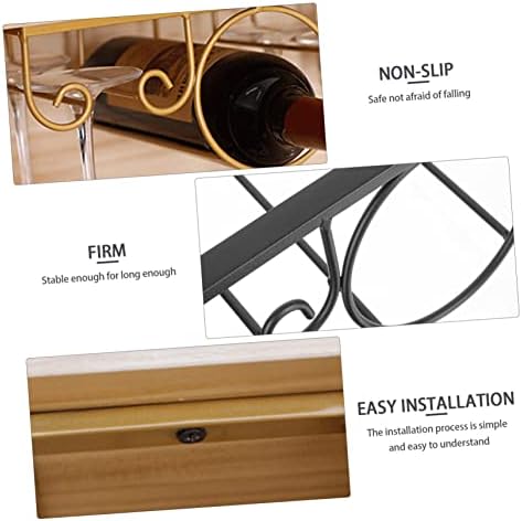 Luxshiny Upside Down Wine Glass Holder