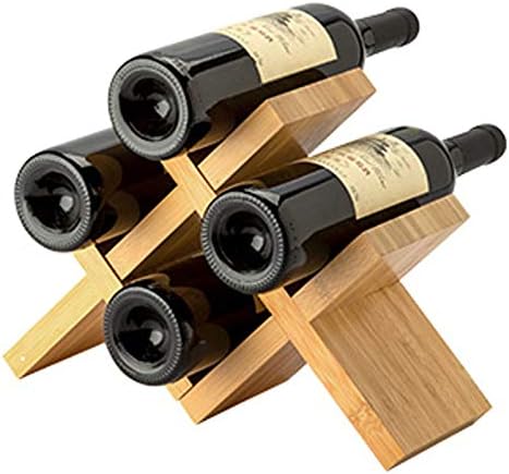 BOCbco Tabletop Wine Rack 4-Bottle Holder