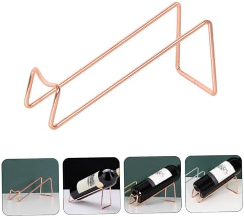 5pcs Rose Gold Metal Wine Holder for Home Bar Display 1
