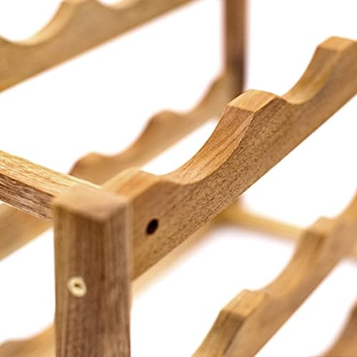 Relaxdays Small 3-Level Wine Rack for 12 Bottles