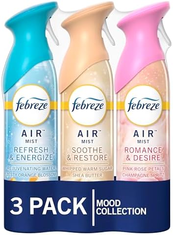 Febreze Air Mist Air Freshener Spray 3 Count 1