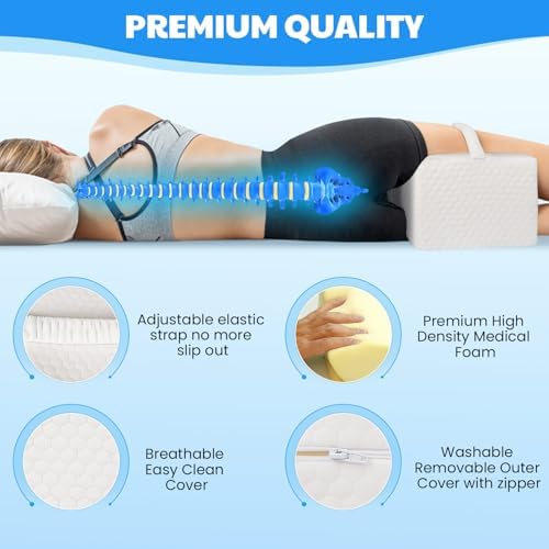 WEDREAM Memory Foam Knee Pillow for Side Sleepers 1
