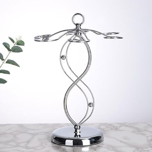 Modern Metal Wine Glass Rack with 6 Hooks