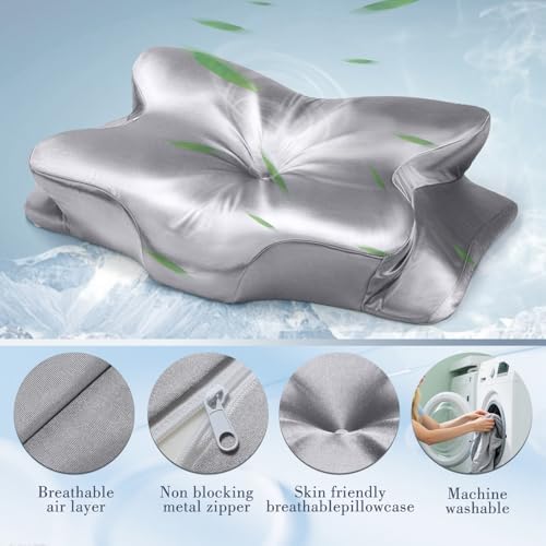 CCidea Cervical Pillow for Neck Pain Relief and Spine Support
