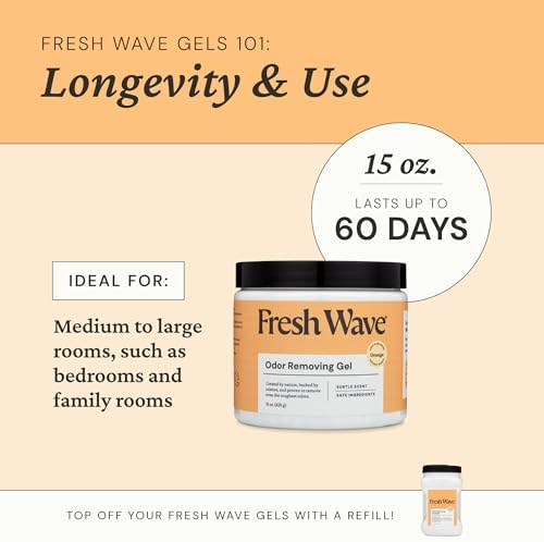 Fresh Wave Orange Odor Removing Gel 15 oz Pack of 2