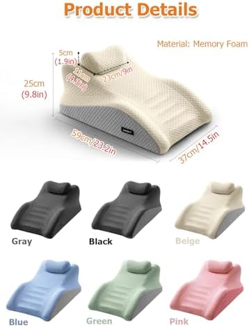 JYHHCYS Memory Foam Prone Pillow for Sleeping