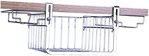 WORDFUN Adjustable Steel Wine Glass Rack for Cabinet