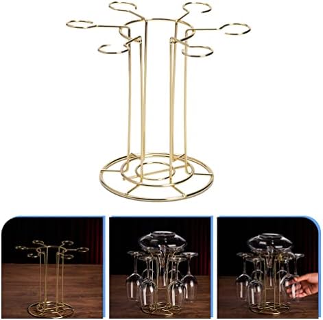 OSKOE Rose Gold Freestanding Wine Glass Rack