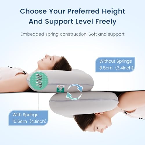 Elegear Cooling Pillow for Deep Sleep and Neck Pain Relief