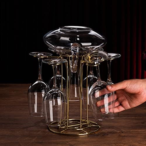OSKOE Rose Gold Freestanding Wine Glass Rack