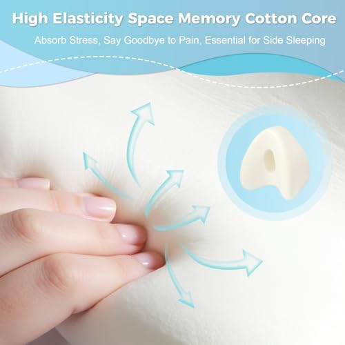 VANGAYH Memory Foam Knee Pillow for Side Sleepers
