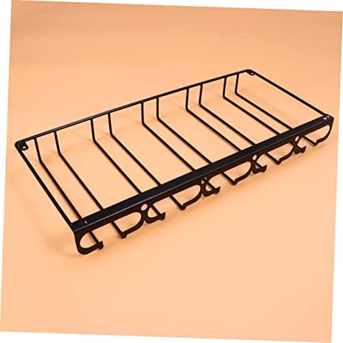 Zerodeko Iron Wine Cup Holder Rack - Stylish Stemware Display Shelf