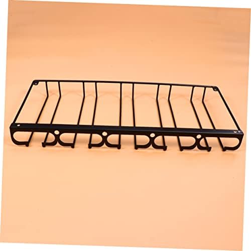 Zerodeko Iron Wine Cup Holder Rack - Stylish Stemware Display Shelf