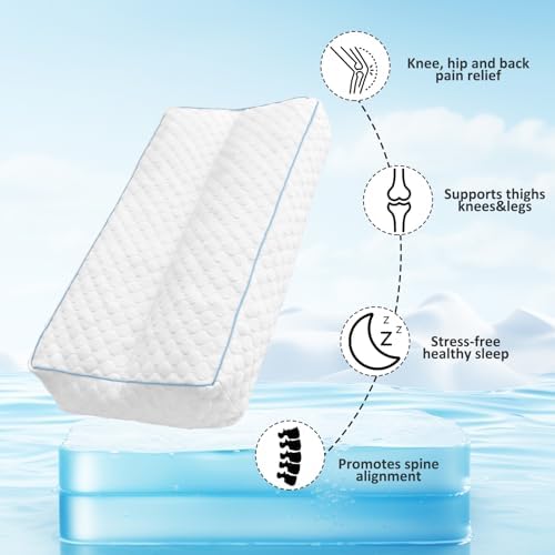 Gehannah Foam Knee Pillow for Side Sleepers 1