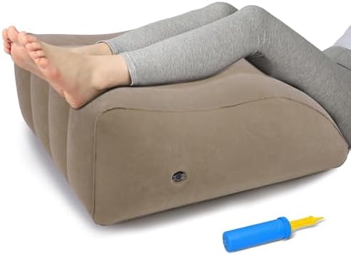 ZYODUOB Inflatable Leg Elevation Pillow for Sleep and Recovery