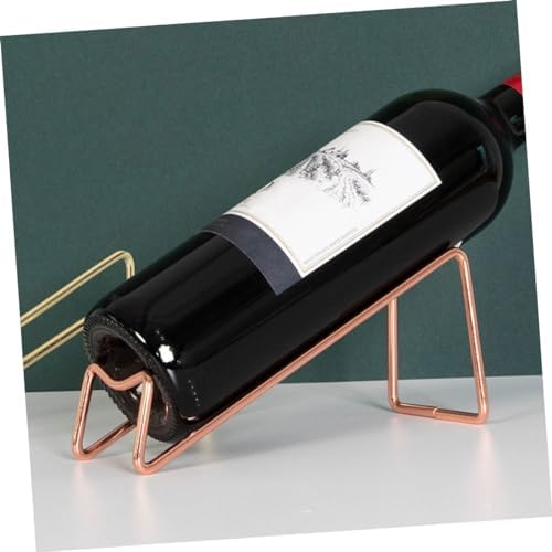 5pcs Rose Gold Metal Wine Holder for Home Bar Display 1