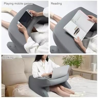 Ergonomic Memory Foam Armrest Pillow with Large Lap Desk
