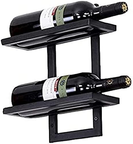 TOYOCC Wall-Mounted Wine Rack for 2-6 Bottles