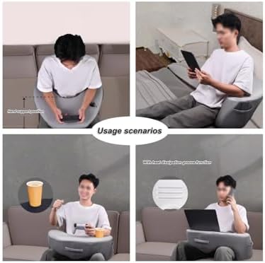Memory Foam Reading Pillow with Lap Desk Support