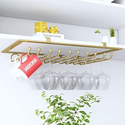 DTDMY Gold Wine Glass Rack with 5 Slots