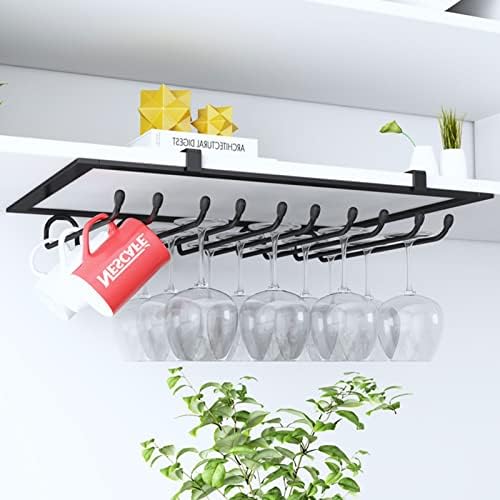 Stainless Steel Wine Glass Rack for Bar and Kitchen