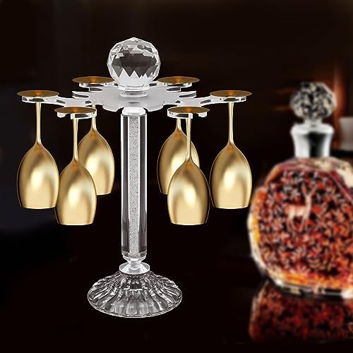 Xuthusman 6-Goblet Rotate Stemware Storage Rack