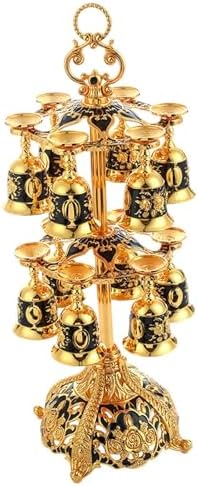 SiaBiced 2 Layer Metal Wine Glass Holder Stand