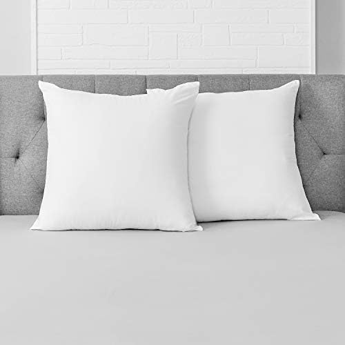 AllerEase Hypoallergenic Euro Pillow 3-Year Warranty Pack of 2