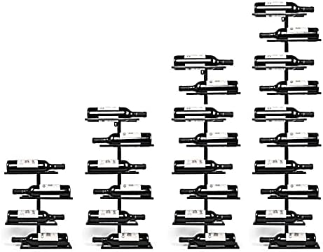 ZJDYDY Wall-Mounted Wine Rack with 10 Bottles Capacity