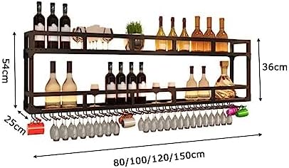 SilteD Wall-Mounted Wine Rack Metal Holder 1