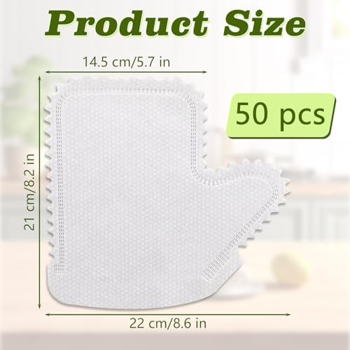 Betinyar 50pcs Multi-Purpose Washable Dusting Gloves
