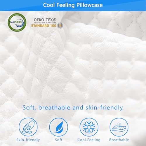 Knee Wedge Pillow Triangle Support for Back and Legs White