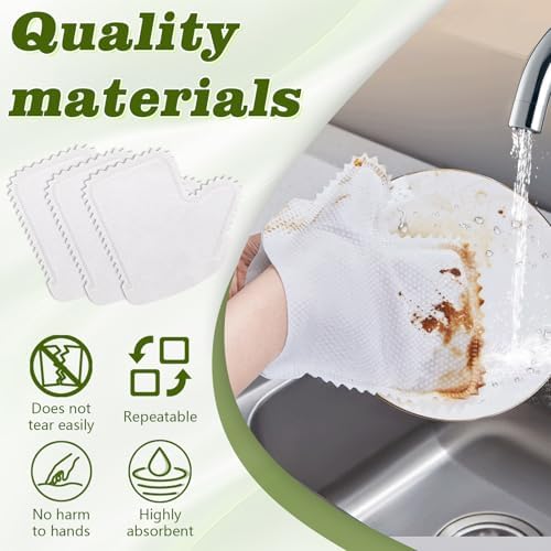 Betinyar 50pcs Multi-Purpose Washable Dusting Gloves