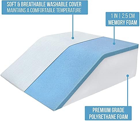 Abco Tech Leg Elevation Pillow with Cooling Gel